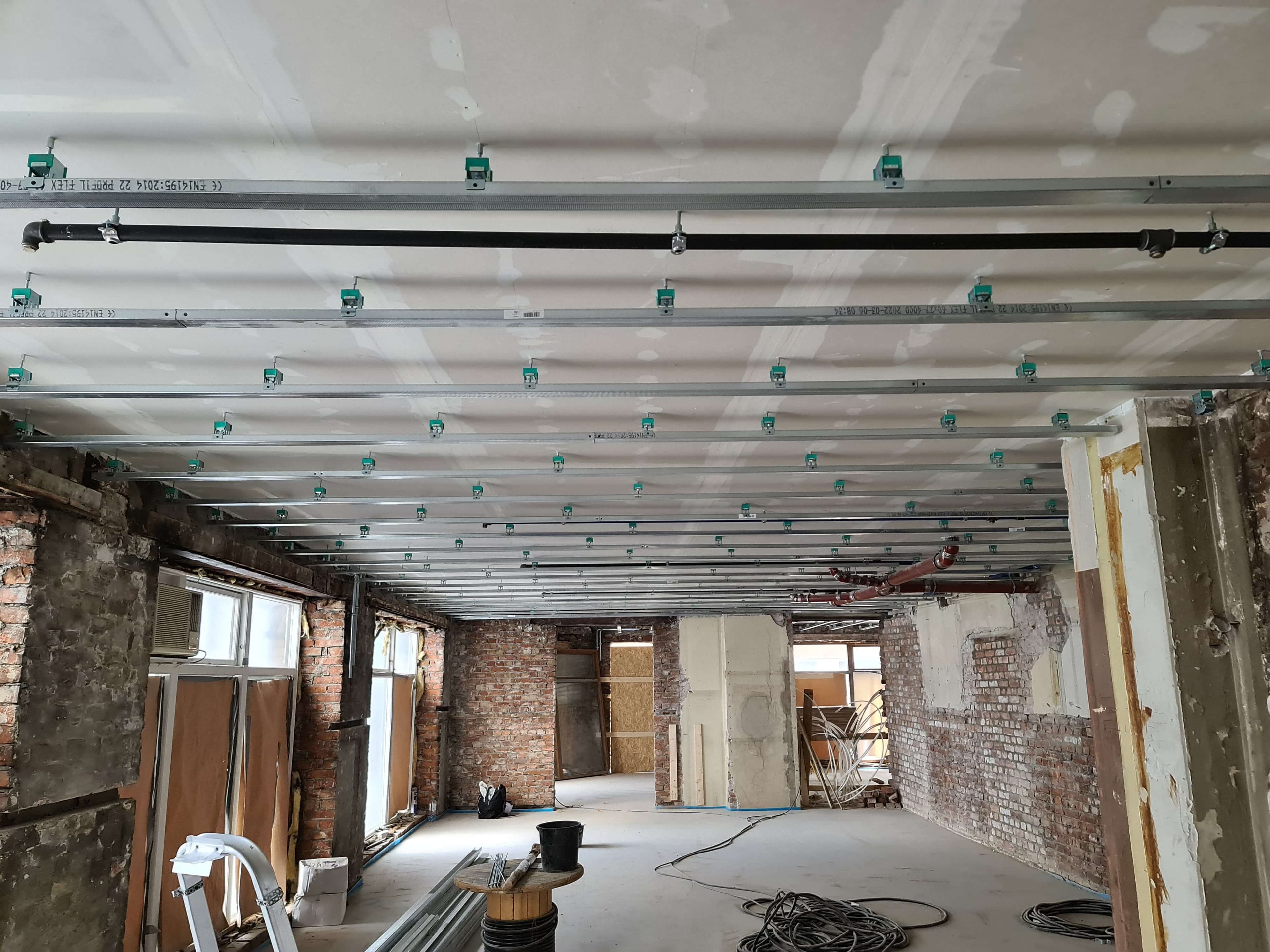 Geluidsisolatie - Zwevend plafond