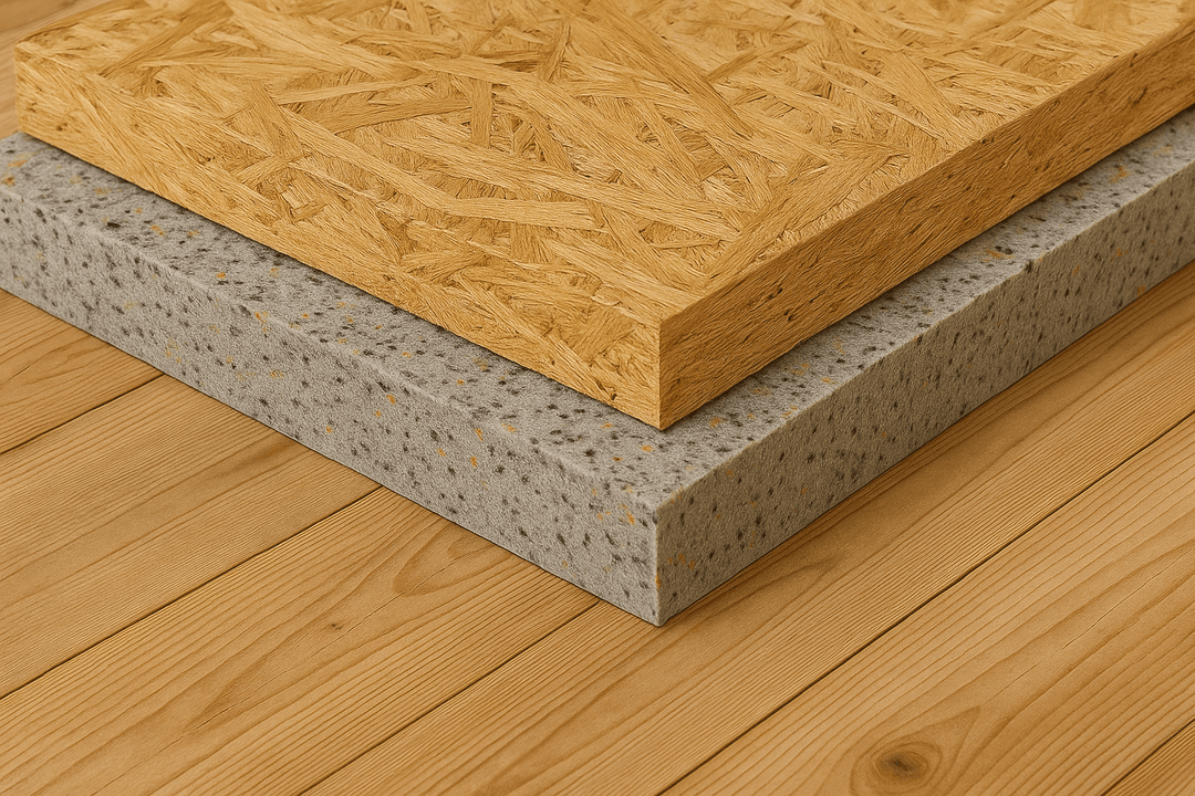 Zwevende vloer op hout